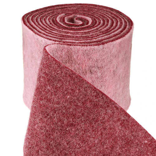 Filzband wollfilz rosa beere - wollfilz,