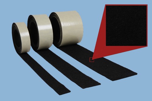Filzband stark schwarz - 3,